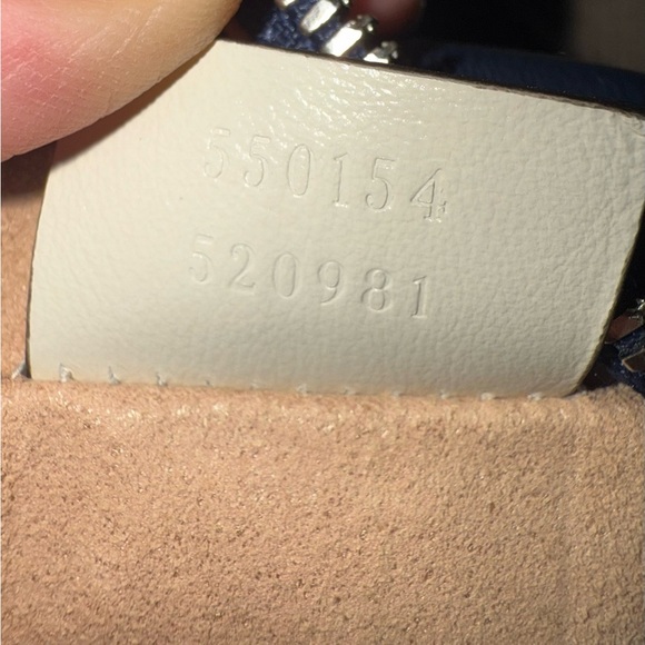 🔥 💯 Gucci Matelasse Leather Torchon GG Marmont Round Bag - Picture 12 of 13